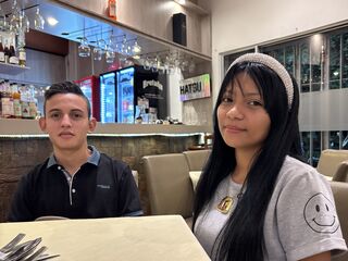 couple bedroom sexshow NicolleandLucas